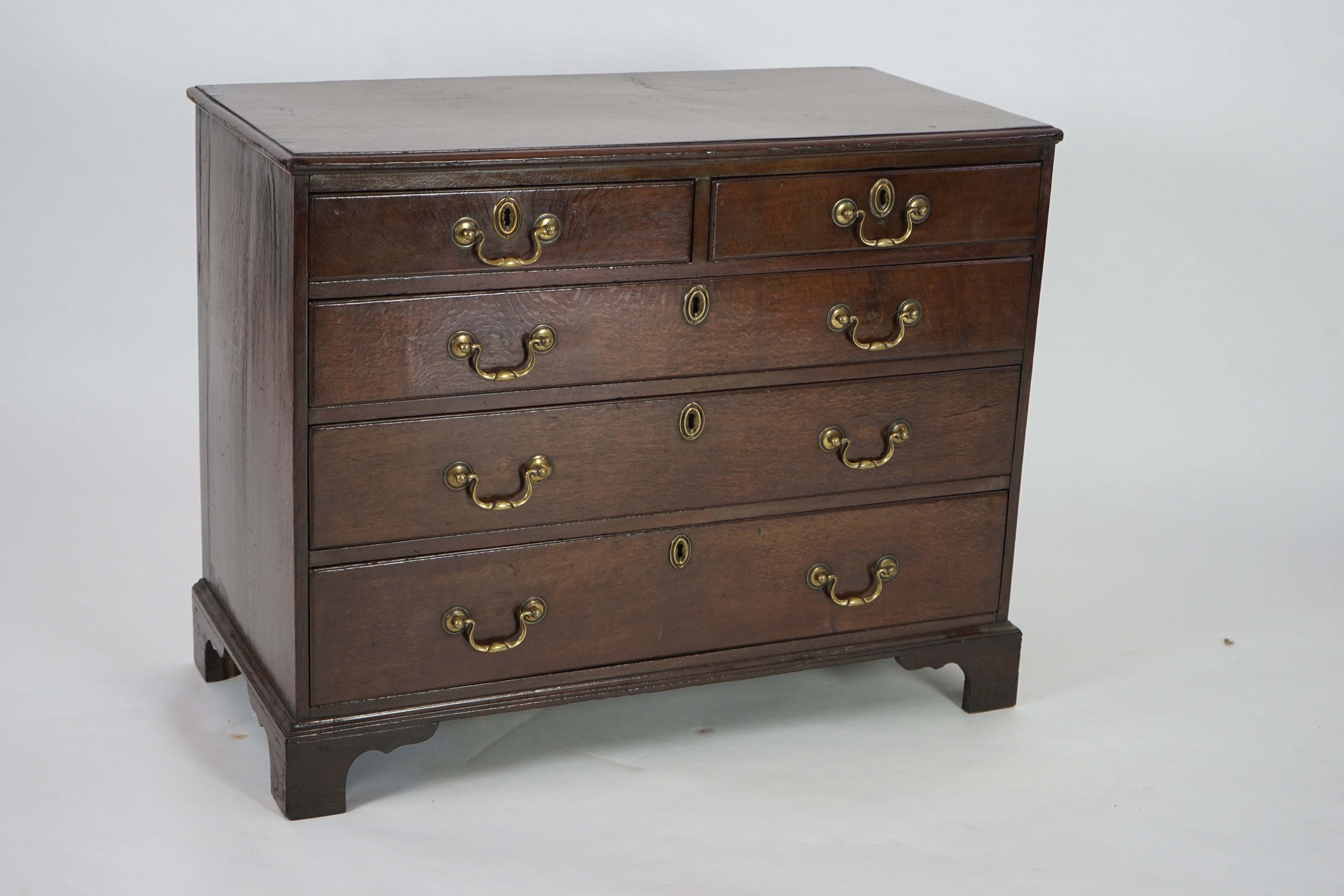 A George III oak chest